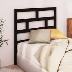 VidaXL 814188 tête de lit et pied de lit Noir