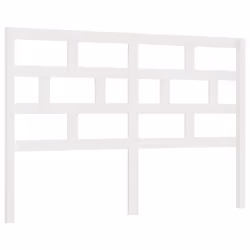 VidaXL 814195, Blanc, Bois de pin, 1460 mm, 100 cm, 40 mm