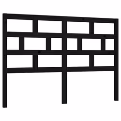 VidaXL 814198, Noir, Bois de pin, 1460 mm, 100 cm, 40 mm