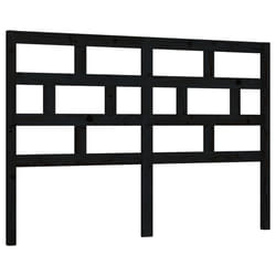 VidaXL 814203 tête de lit et pied de lit Noir