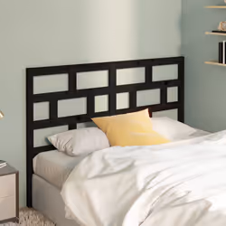 VidaXL 814203 tête de lit et pied de lit Noir