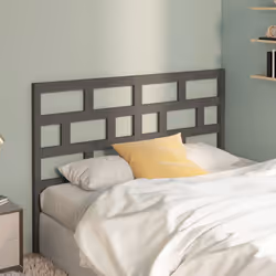 VidaXL 814206 tête de lit et pied de lit Gris