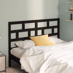 VidaXL 814208 tête de lit et pied de lit Noir