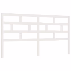 VidaXL 814215, Blanc, Bois de pin, 2060 mm, 100 cm, 40 mm