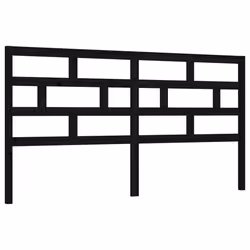 VidaXL 814218, Noir, Bois de pin, 2060 mm, 100 cm, 40 mm