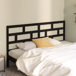 VidaXL 814218 tête de lit et pied de lit Noir
