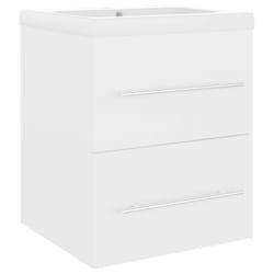 VidaXL 3099032 miroir de salle de bain et armoire de rangement pour évier