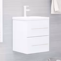 VidaXL 3099032 miroir de salle de bain et armoire de rangement pour évier - Vue supplémentaire 2