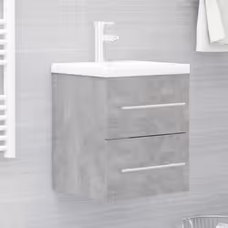 VidaXL 3099036 miroir de salle de bain et armoire de rangement pour évier