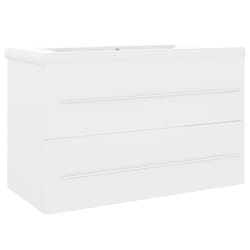 VidaXL 3099050 miroir de salle de bain et armoire de rangement pour évier