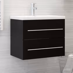 VidaXL 3099051 miroir de salle de bain et armoire de rangement pour évier