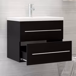 VidaXL 3099051 miroir de salle de bain et armoire de rangement pour évier