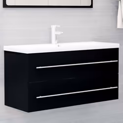 VidaXL 3099069 miroir de salle de bain et armoire de rangement pour évier