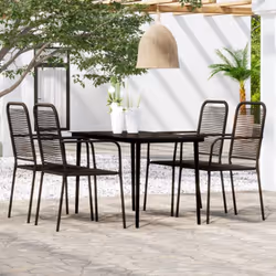 Cet ensemble de meubles de salle à manger tendance au design élégant et aux lignes épurées est un excellent choix pour votre  ...