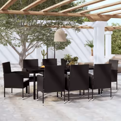 Profitez d'un bon repas ou d'un thé l'après-midi dans votre espace extérieur avec cet ensemble de salle à manger de jardin !  ...