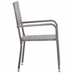 VidaXL 318719 chaise d'extérieur Terrace Polyuréthane, Acier Gris - Vue supplémentaire 4