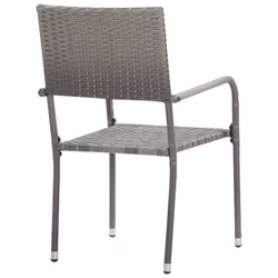 VidaXL 318719 chaise d'extérieur Terrace Polyuréthane, Acier Gris - Vue supplémentaire 5