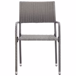 VidaXL 318723 chaise d'extérieur Terrace Polyuréthane, Acier Gris