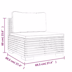 VidaXL 3100870 ensemble de meubles de jardin - Vue supplémentaire 8
