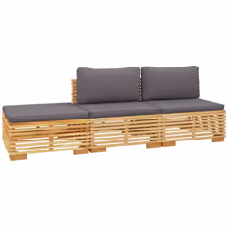 Profitez d'un moment de café confortable dans votre espace extérieur avec cet ensemble de salon de jardin en bois ! C'est un ...