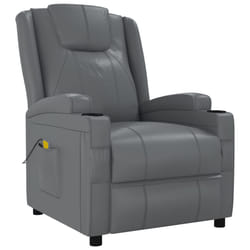VidaXL 342715 Fauteuil massant électrique Anthracite