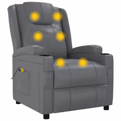 VidaXL 342715 Fauteuil massant électrique Anthracite - Vue supplémentaire 6