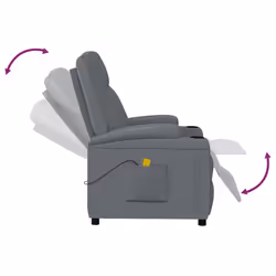 VidaXL 342715 Fauteuil massant électrique Anthracite - Vue supplémentaire 7
