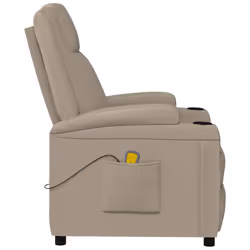 VidaXL 342718 Fauteuil massant électrique Cappucino - Vue supplémentaire 4