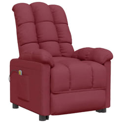 VidaXL 342736 Fauteuil massant électrique Rouge