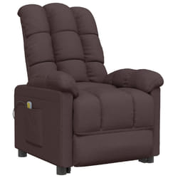 VidaXL 342738 Fauteuil massant électrique Marron