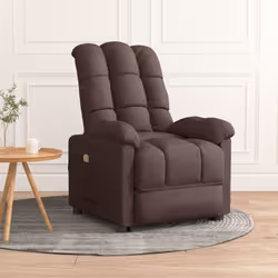 VidaXL 342738 Fauteuil massant électrique Marron