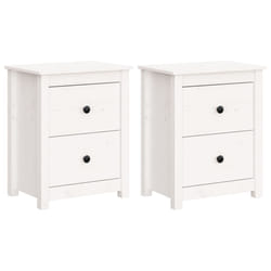 VidaXL 813682 Table de nuit et table de chevet Blanc