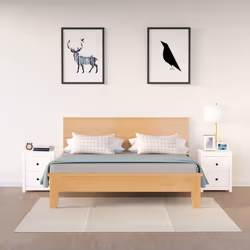 VidaXL 813682 Table de nuit et table de chevet Blanc