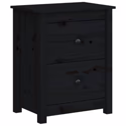 VidaXL 813688 Table de nuit et table de chevet Noir
