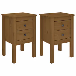 VidaXL 813696, Marron, Bois de pin, 400 mm, 350 mm, 615 mm, 2 pièce(s)