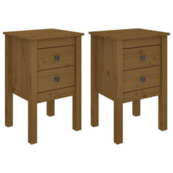 VidaXL 813696 Table de nuit et table de chevet Marron