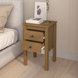 VidaXL 813696 Table de nuit et table de chevet Marron