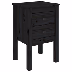 VidaXL 813698 Table de nuit et table de chevet Noir - Vue supplémentaire 5