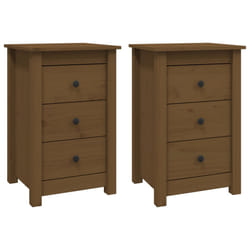 VidaXL 813706 Table de nuit et table de chevet Marron