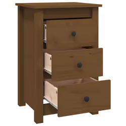 VidaXL 813706 Table de nuit et table de chevet Marron - Vue supplémentaire 5