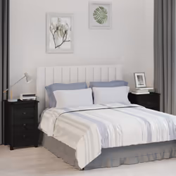 VidaXL 813708 Table de nuit et table de chevet Noir