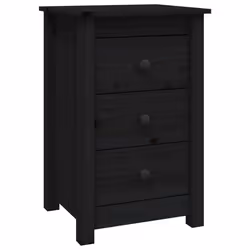 VidaXL 813708 Table de nuit et table de chevet Noir
