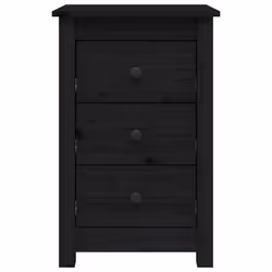VidaXL 813708 Table de nuit et table de chevet Noir - Vue supplémentaire 4