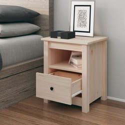 Vidaxl - Table de chevet 40x35x49 cm Bois de pin massif