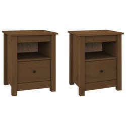 VidaXL 813716 Table de nuit et table de chevet Marron