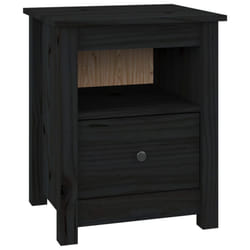 VidaXL 813717 Table de nuit et table de chevet Noir
