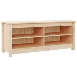 Vidaxl - Banc à chaussures 110x38x45,5 cm Bois de pin massif