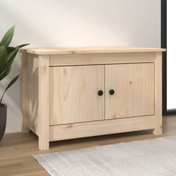 vidaXL Armoire à chaussures 70x38x45,5 cm Bois de pin massif - TU