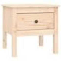 vidaXL Table d'appoint 50x50x49 cm Bois massif de pin - TU