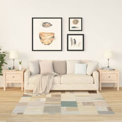 Tables d'appoint 2 pcs 50x50x49 cm Bois massif de pin vidaXL